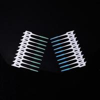 160 sztuk/zestaw miękkie silikonowe wykałaczki dwustronne nici między szczotka kij ząb ząb wybiera czyste narzędzie do pielęgnacji jamy ustnej 2